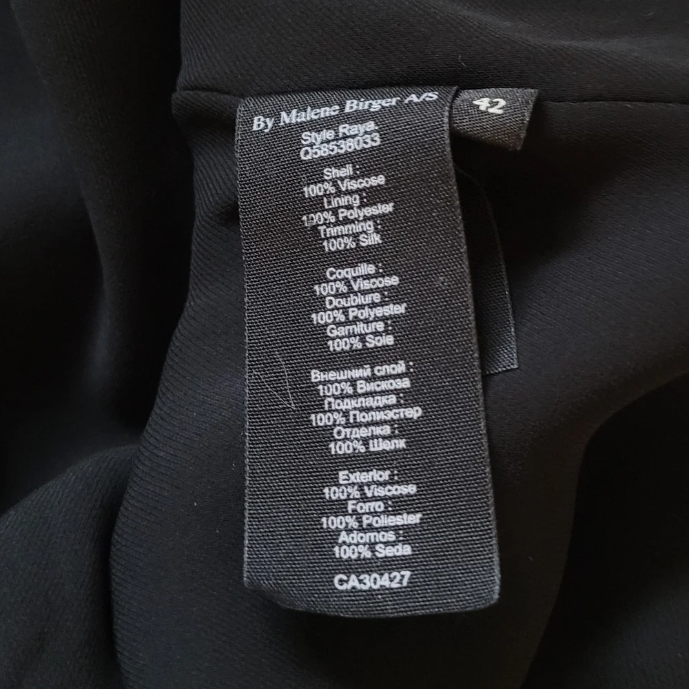 By Malene Birger Black Raya Dress‎